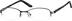 Oval Glasses 470721 in Black