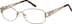 Oval Glasses 472114 in Gold