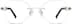 Rimless Glasses 472611 in Silver