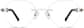 Front view of Customizable Rimless Glasses 472611 in Silver thumbnail