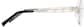 Side view of Customizable Rimless Glasses 472611 in Silver thumbnail