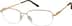 Rectangle Glasses 473114 in Gold