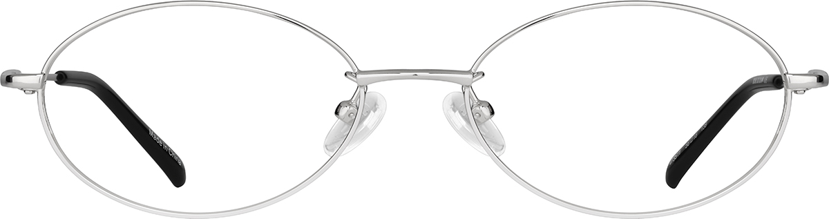 Silver Oval Glasses #473511