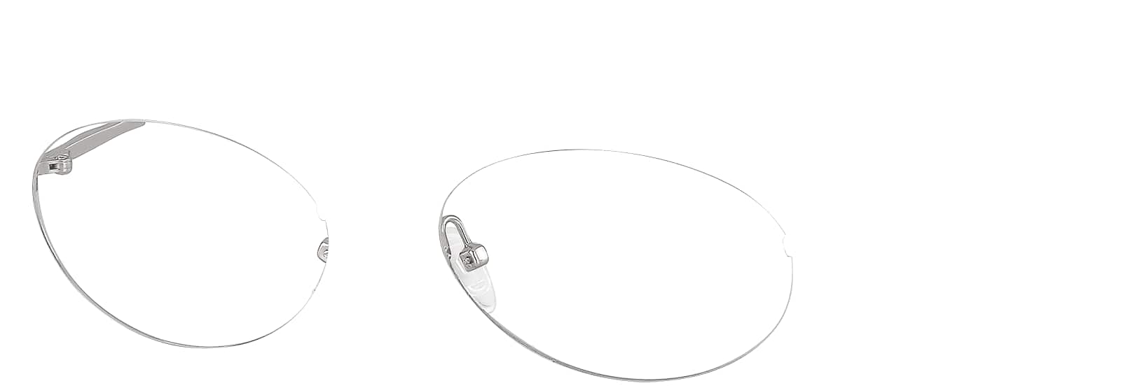 Silver Oval Glasses #473511 | Zenni Optical Canada