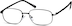 Rectangle Glasses 478921 in Black