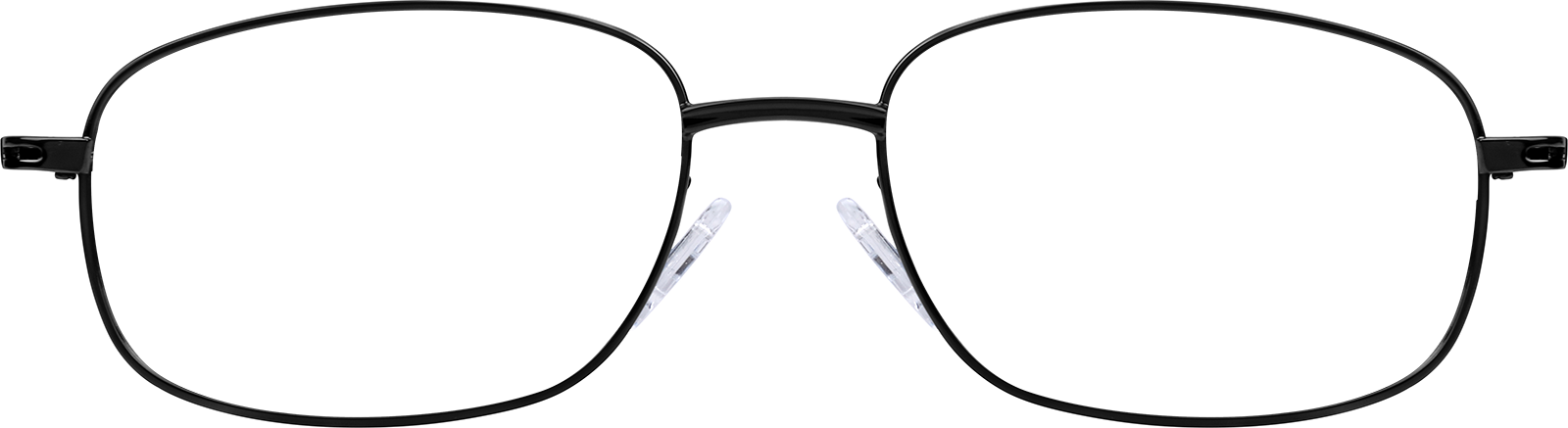 Black Rectangle Glasses #478921 | Zenni Optical