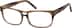 Rectangle Glasses 484315 in Brown