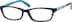 Rectangle Glasses 486416 in Blue