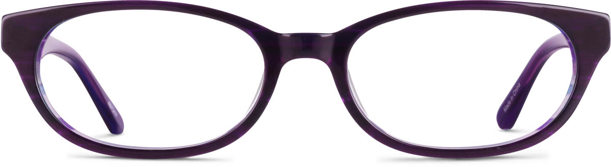 Purple Oval Glasses