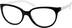 Square Glasses 487521 in Black