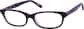 Angle view of Oval Glasses 488117 in Purple thumbnail