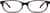 Front view of Oval Glasses 488117 in Purple thumbnail