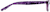 Side view of Oval Glasses 488117 in Purple thumbnail