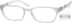 Rectangle Glasses 489123 in Clear