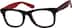 Square Glasses 489421 in Red