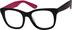 Square Glasses 489521 in Black