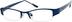 Rectangle Glasses 490216 in Blue
