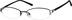 Oval Glasses 490721 in Black