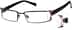 Rectangle Glasses 493321 in Black