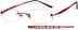 Rimless Glasses 493518 in Red