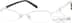 Oval Glasses 493730 in White