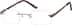 Rimless Glasses 499015 in Brown