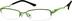 Rectangle Glasses 499324 in Green