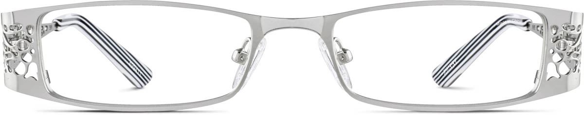 Silver Rectangle Glasses