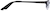 Side view of Rectangle Glasses 499921 in Black thumbnail