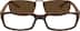 Acetate Full-Rim Frame with Polarized Magnetic Snap-on Sunlens 501615 in Brown