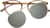 Front view of Round Clip-On Set 502615 in Brown thumbnail