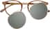 Round Clip-On Set 502615 in Brown