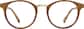 Front view without clip-on of Round Clip-On Set 502615 in Brown thumbnail