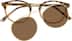 Round Clip-On Set 502625 in Tortoiseshell