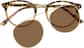 Front view of Round Clip-On Set 502625 in Tortoiseshell thumbnail