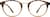 Front view without clip-on of Round Clip-On Set 502625 in Tortoiseshell thumbnail