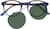 Front view of Round Clip-On Set 502639 in Pattern thumbnail