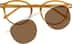 Round Magnetic Snap-On Set 502915 in Toffee