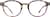 Front view without clip-on of Round Magnetic Snap-On Set 502917 in Purple Tortoiseshell thumbnail