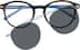 Round Magnetic Snap-On Set 502925 in Tortoiseshell