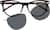 Front view of Cat-Eye Magnetic Snap-On Set 503021 in Black thumbnail