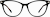 Front view without clip-on of Cat-Eye Magnetic Snap-On Set 503021 in Black thumbnail
