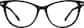 Front view without clip-on of Cat-Eye Magnetic Snap-On Set 503021 in Black thumbnail