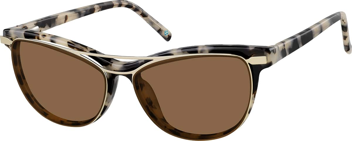 Angle view of Cat-Eye Magnetic Snap-On Set 503035 in Tortoiseshell