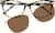 Front view of Cat-Eye Magnetic Snap-On Set 503035 in Tortoiseshell thumbnail