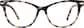 Front view without clip-on of Cat-Eye Magnetic Snap-On Set 503035 in Tortoiseshell thumbnail