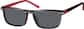 Angle view of Rectangle Magnetic Snap-On Set 503121 in Black thumbnail