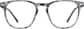 Front view without clip-on of Moonlight Muse Glasses 503212 in Gray thumbnail