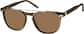 Angle view of Moonlight Muse Glasses 503215 in Brown thumbnail