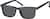 Angle view of Rectangle Magnetic Snap-On Set 503321 in Black thumbnail